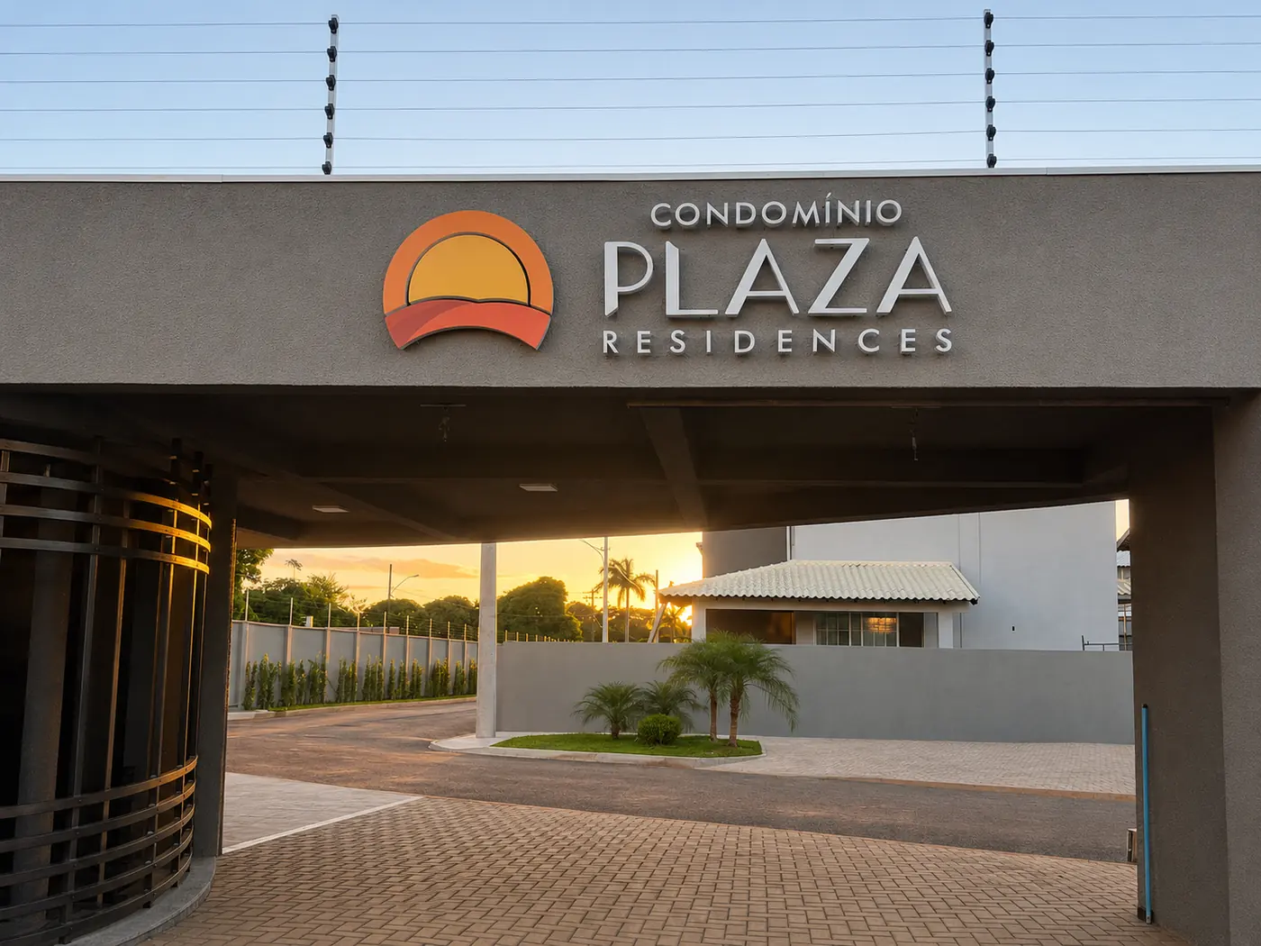 letra caixa para condomínio residencial